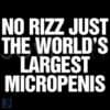 No Rizz SVG Funny Meme Quote for Shirt & Sticker Projects